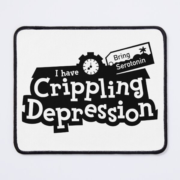 Item preview, I have crippling depression ACNH designed and sold by LittleKitten13.
