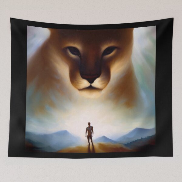 Item preview, Spirit Animal Mountain Lion (2) designed and sold by CrankyOldDude.