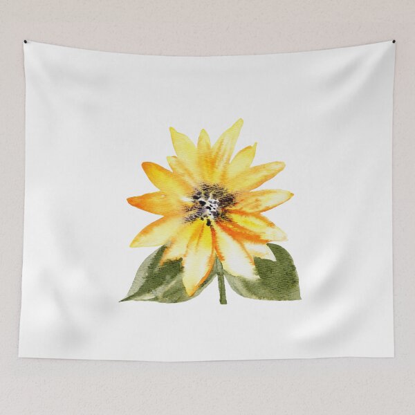Item preview, Watercolor Sunflower designed and sold by CalmDay-Art.