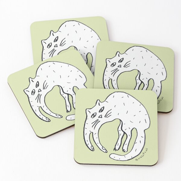 Item preview, White cat in it's bubble designed and sold by carrot4all.