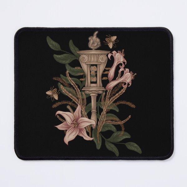 Item preview, Persephone-Isis. Sistrum on the Field of Lilies and Corn designed and sold by paintingbetween.
