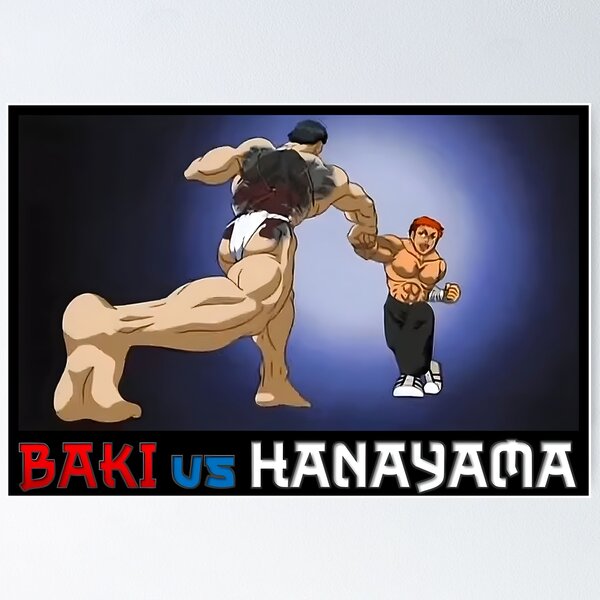 Quadro e poster Baki vs Yujiro - Quadrorama