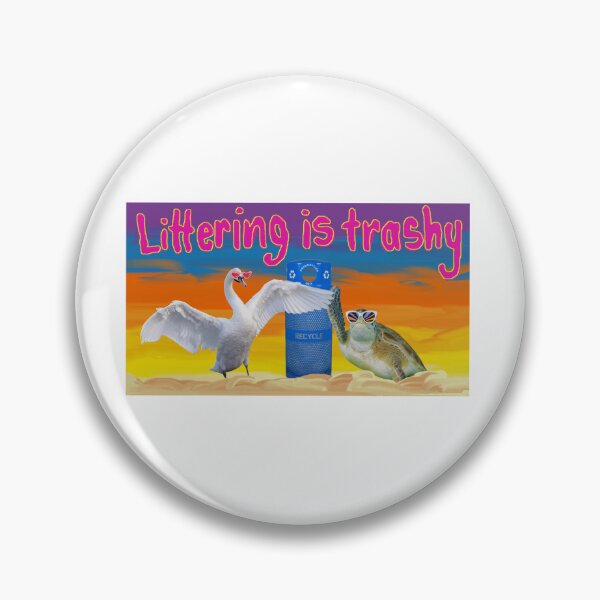 Item preview, Littering is Trashy designed and sold by GormodoHeathers.
