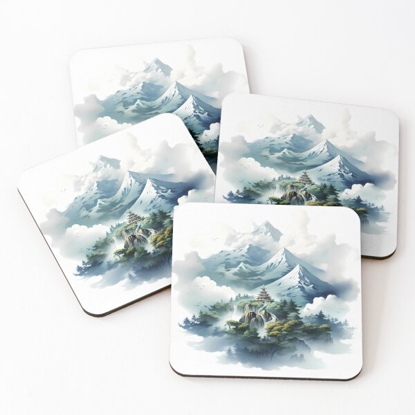 Item preview, Mountains And Tower designed and sold by alacaz.