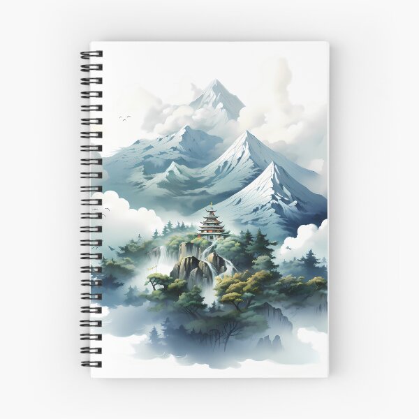 Item preview, Mountains And Tower designed and sold by alacaz.