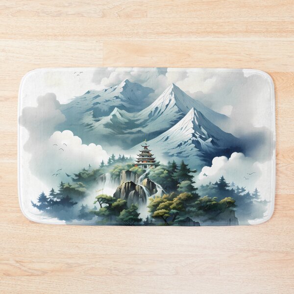 Item preview, Mountains And Tower designed and sold by alacaz.