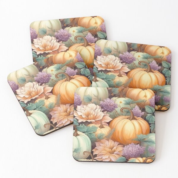 Item preview, Moody Pastel Watercolor Pumpkins designed and sold by PietyandDesire.