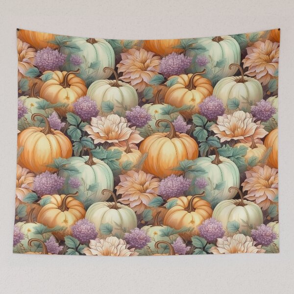 Item preview, Moody Pastel Watercolor Pumpkins designed and sold by PietyandDesire.