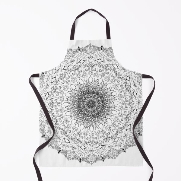 Item preview, Black and White Lace Mandala designed and sold by Kristi Duggins.