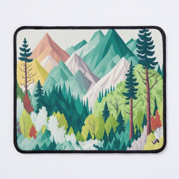 Item preview, Mountains view designed and sold by Zzuuu.