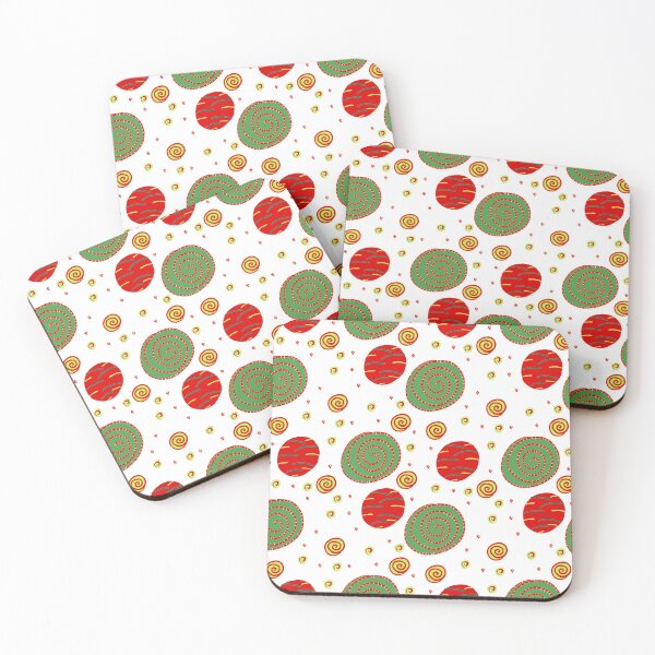 Item preview, Christmas Dots - White designed and sold by SandieMarie.