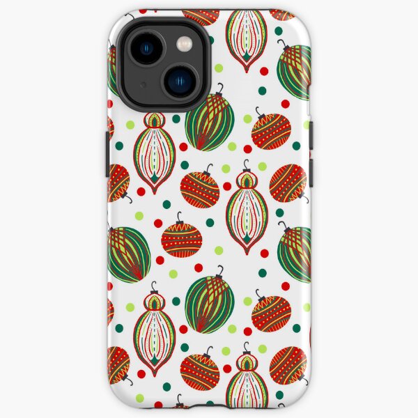 Christmas Ornaments - White iPhone Tough Case
