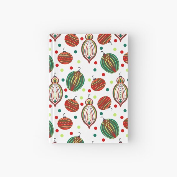 Christmas Ornaments - White Hardcover Journal