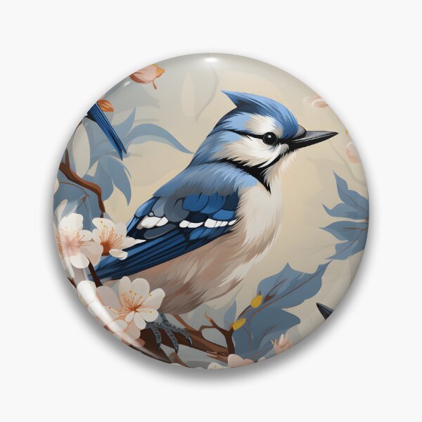 Item preview, North American Birds - Bluejay designed and sold by DigitalPatternx.
