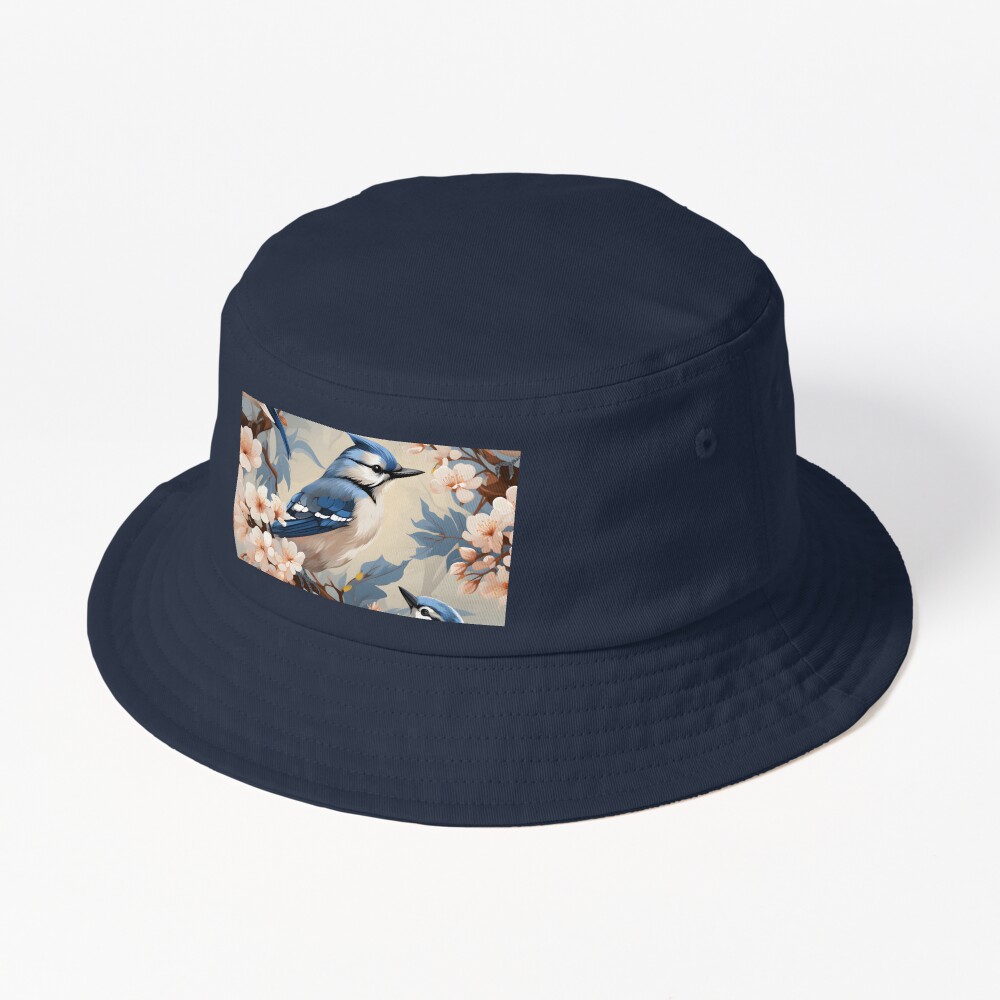 Birds Are The Eyes Of Heaven Cardinal And Blue Jay' Bucket Hat