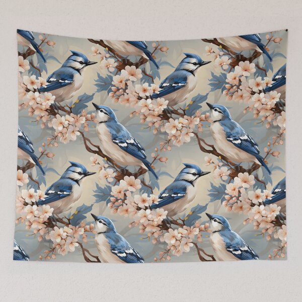 Item preview, Aves de América del Norte - Bluejay designed and sold by DigitalPatternx.