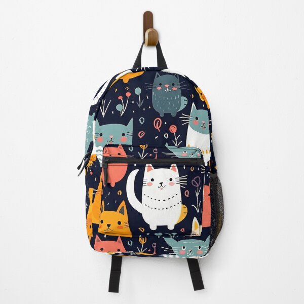 Item preview, Very cute colorful cats designed and sold by grebie.