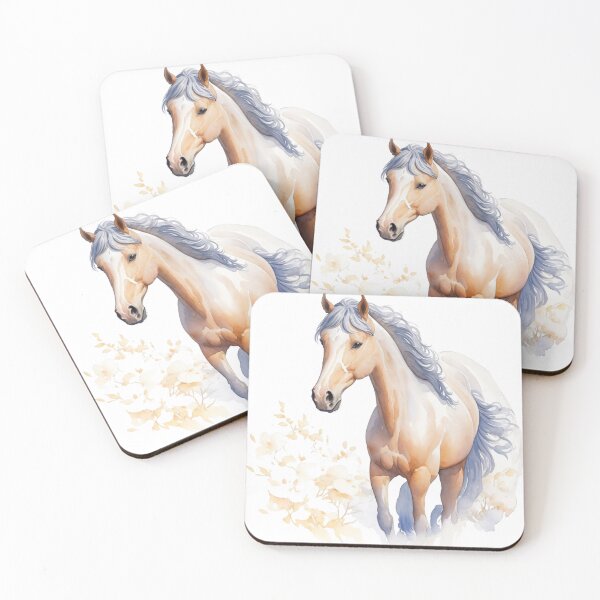 Item preview, Elegant Holsteiner: Watercolor Holsteiner Horse Face Art Print designed and sold by Artforhorse.