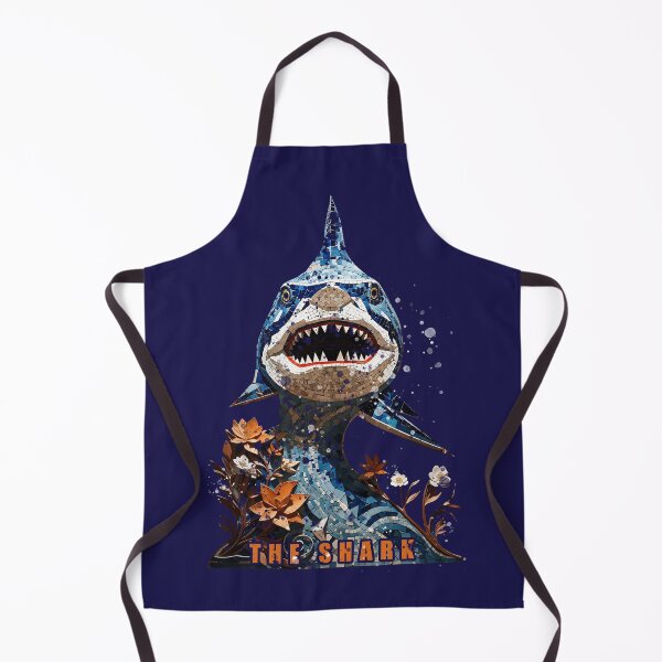 Item preview, Mosaic White Shark designed and sold by Berra-Art.