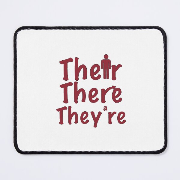 Item preview, Their, there, they’re designed and sold by UnicornLuster.