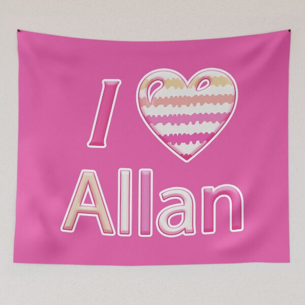 Item preview, I Heart Allan (Pink Version) designed and sold by RoserinArt.