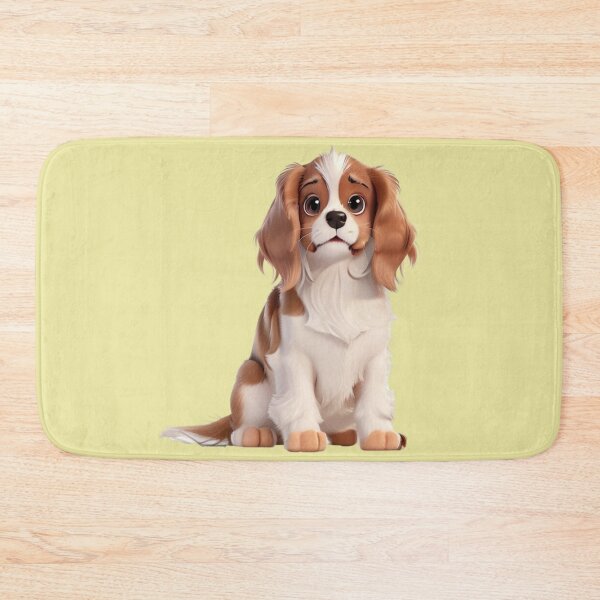 Item preview, Animated Cavalier King in 3D Style -Charles Spaniel designed and sold by ChickNickStudio.