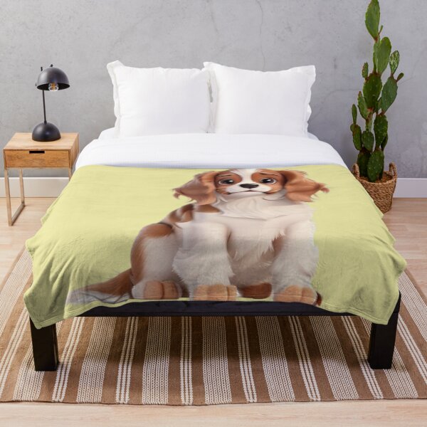 Item preview, Cavalier King animado en estilo 3D -Charles Spaniel designed and sold by ChickNickStudio.