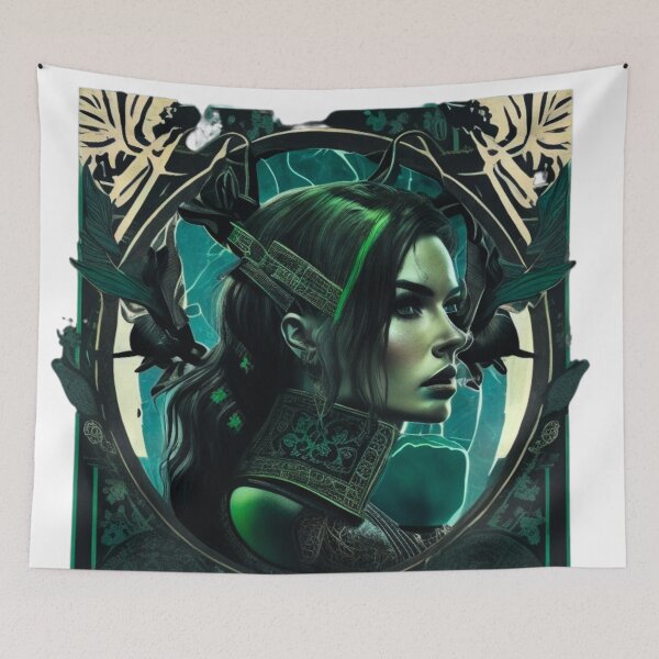 Item preview, Nanna, goddess of love and wife of Baldur designed and sold by RobertJad15.