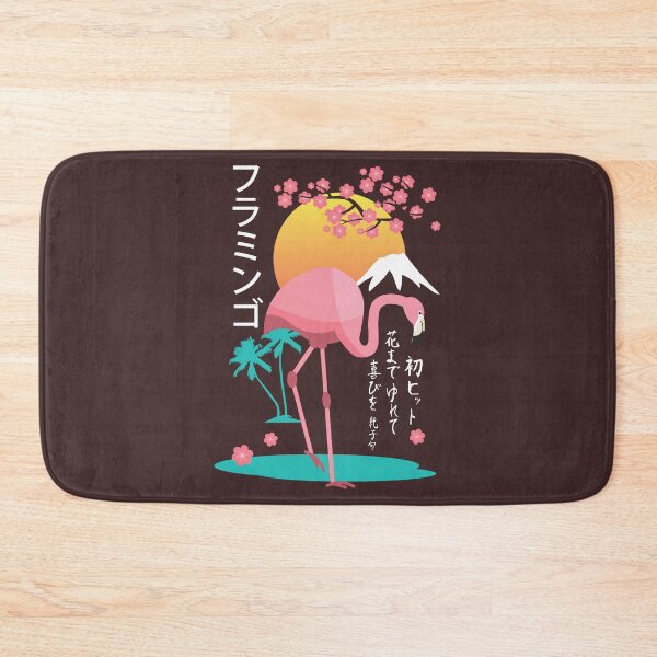 Item preview, Flamingo Japanese Art Style designed and sold by HildegardeBaird.
