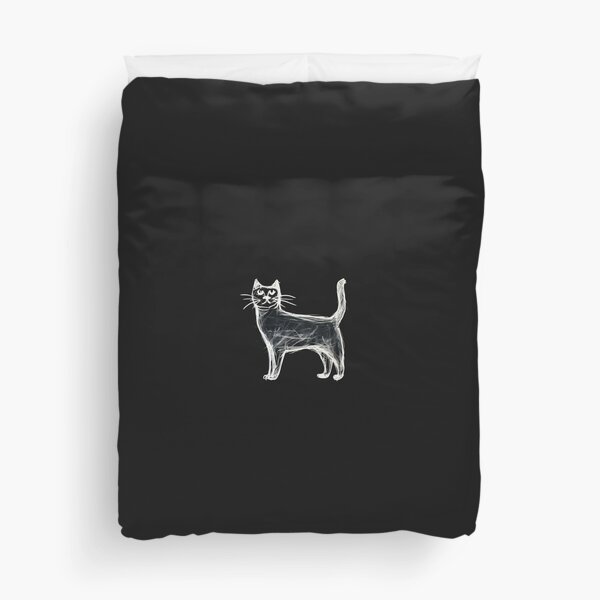 Item preview, Black and white cat designed and sold by grebie.