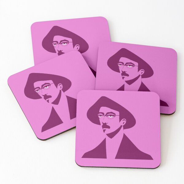 Item preview, Poet Fernando Pessoa, Artwork Nº 2 in Pink designed and sold by Bauani.