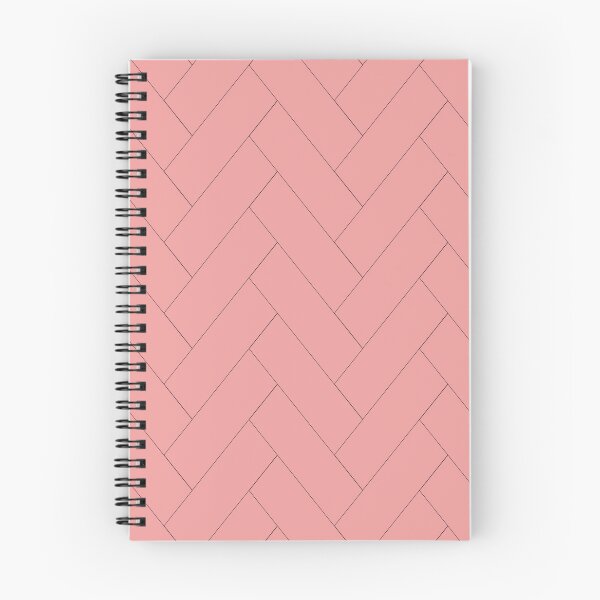 Item preview, Pink and Black Herringbone Pattern designed and sold by ValeriesGallery.