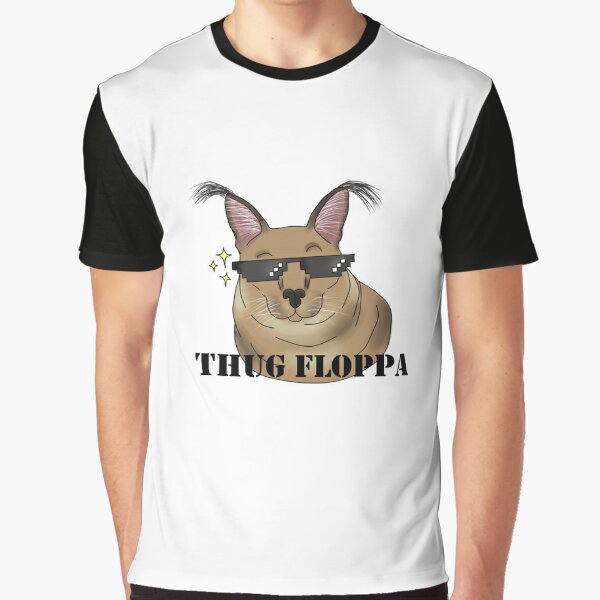 Big Floppa Meme Cute AKA Gregory funny ears T-Shirt in 2023