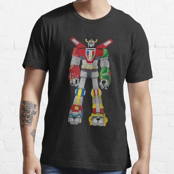 Voltron: Legendary Defender Retro Battle Ready Voltron Classic T-Shirt | Redbubble