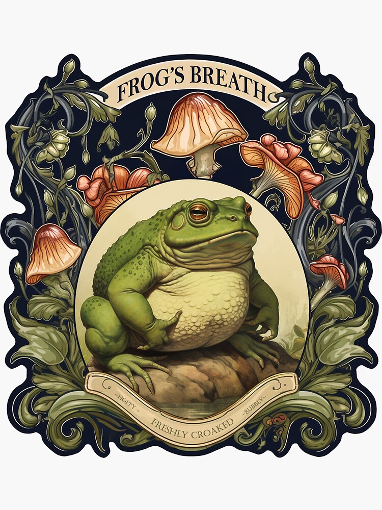 Thumbnail 3 of 3, Sticker, Frog's Breath - Potion Ingredient designed and sold by PandemoniaLLC.