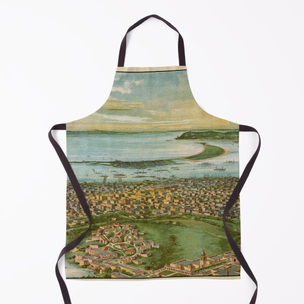 Item preview, Vintage San Diego CA Pictorial Map (1914) designed and sold by BravuraMedia.