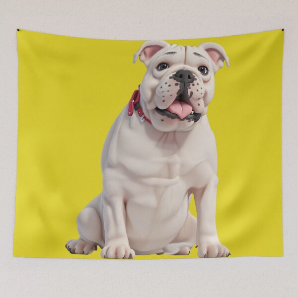 Item preview, Animated English bulldog in 3D style designed and sold by ChickNickStudio.