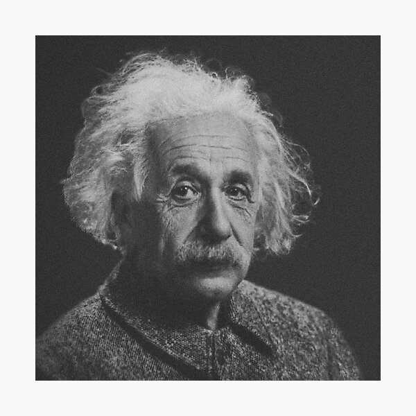 Albert Einstein Koloriert Nach Einem Foto Von Johan Haemeyer 1931 Fotodruck Von Lexmil Redbubble