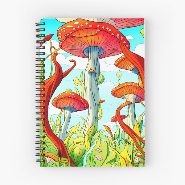 Item preview, Magic Mushroom Stylized Forest Full designed and sold by wojysmokes.