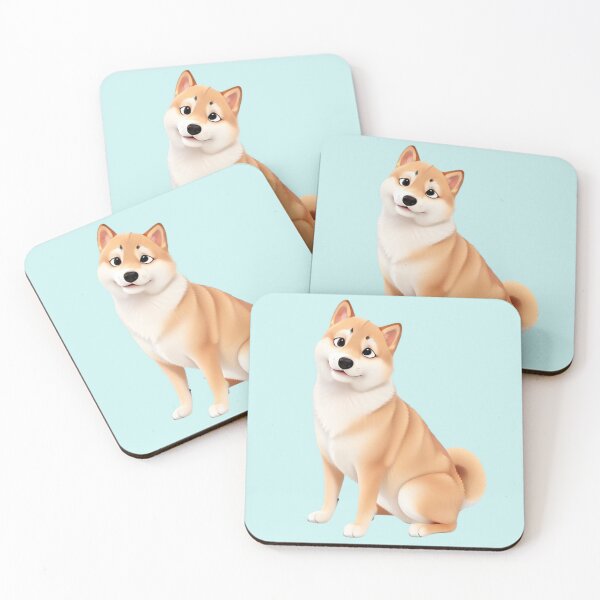 Item preview, Animated Shiba Inu in 3D style designed and sold by ChickNickStudio.