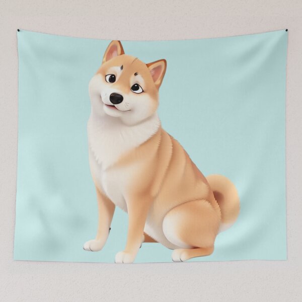 Item preview, Animated Shiba Inu in 3D style designed and sold by ChickNickStudio.