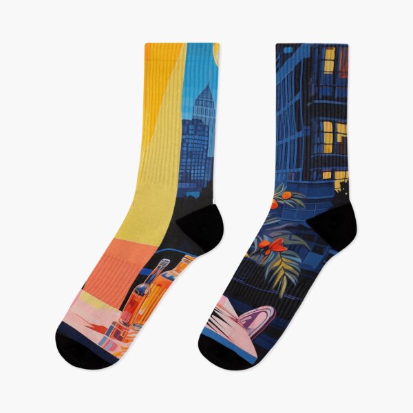 Item preview, Dusk on the Deck: Pop Art Silhouette of a New York Sundown designed and sold by Moisky Art.