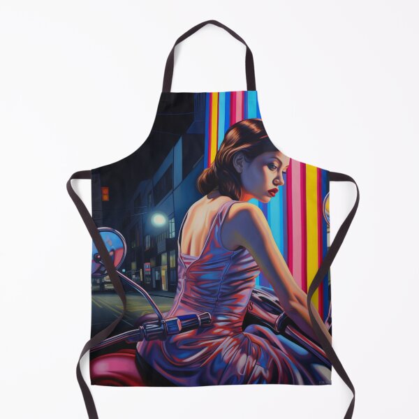 Item preview, Riding in Style: Pop Art Portrayal of Motorcycle Chic designed and sold by Moisky Art.