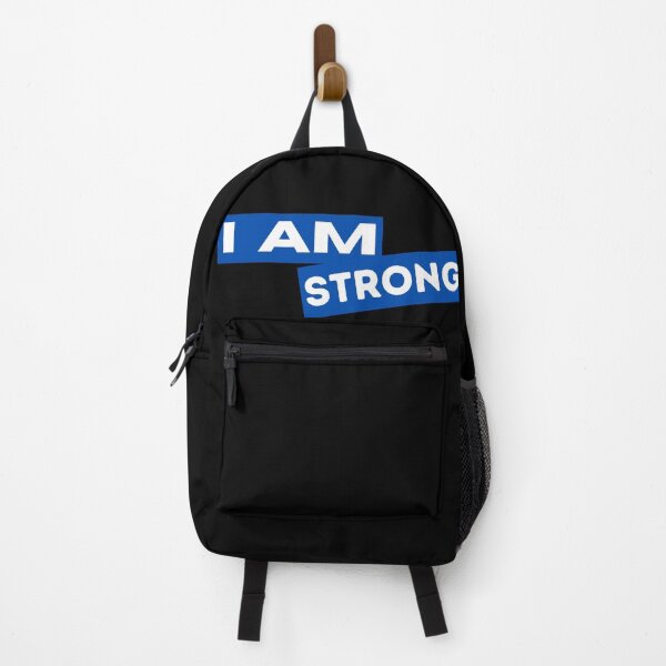 Item preview, I am strong Motivational Inspirational Quotes Saying designed and sold by Uplife-MyStore.