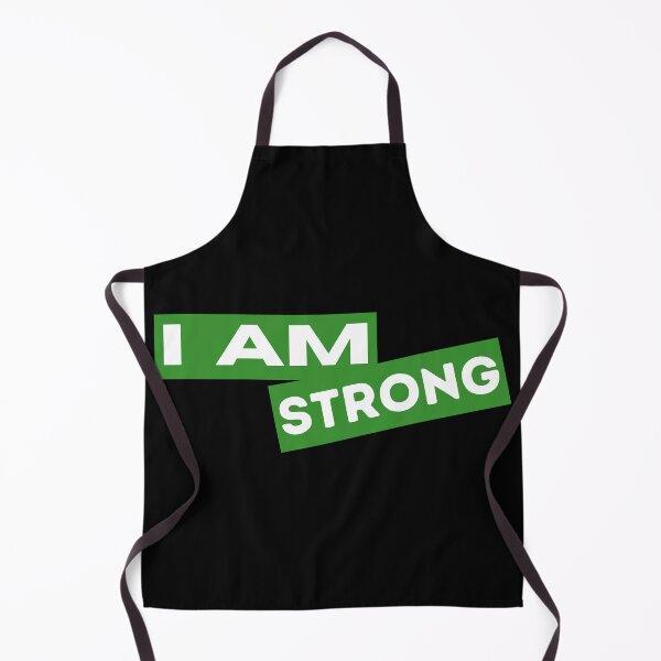 Item preview, I am strong Motivational Inspirational Quotes Saying designed and sold by Uplife-MyStore.
