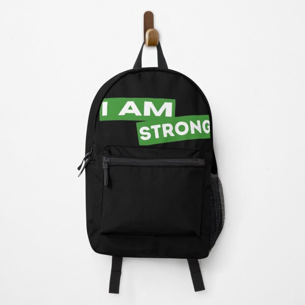 Item preview, I am strong Motivational Inspirational Quotes Saying designed and sold by Uplife-MyStore.