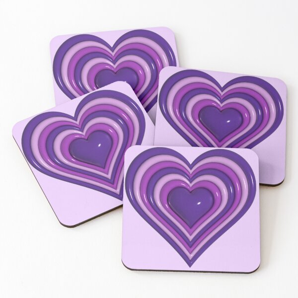 Item preview, Purple heart 3-D designed and sold by susasv88.