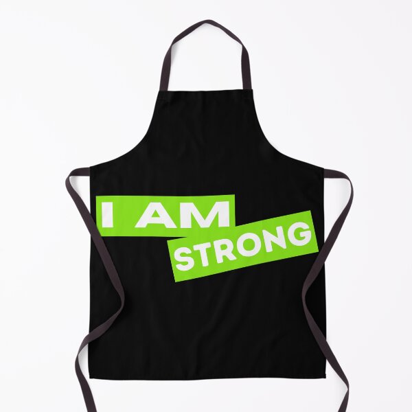 Item preview, I am strong Motivational Inspirational Quotes Saying designed and sold by Uplife-MyStore.