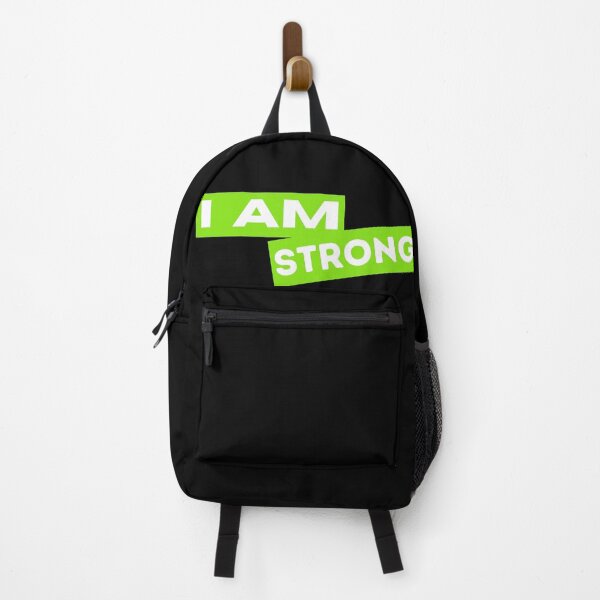 Item preview, I am strong Motivational Inspirational Quotes Saying designed and sold by Uplife-MyStore.