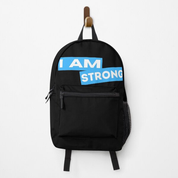 Item preview, I am strong Motivational Inspirational Quotes Saying designed and sold by Uplife-MyStore.